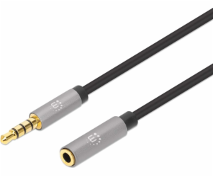 Manhattan Jack 3,5mm - Jack 3,5mm kabel 5m šedý (356053)