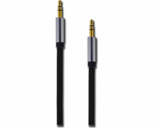 Kabel 2GO Jack 3,5 mm - Jack 3,5 mm 1,5 m černý (795100)