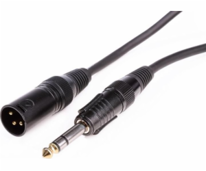 Monkey Banana Jack 6,3 mm - XLR kabel 5 m černý (231197)