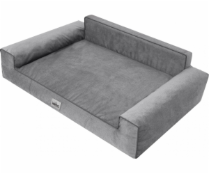 Hobbydog Bed Glamour New, šedá efektní, velikost XL