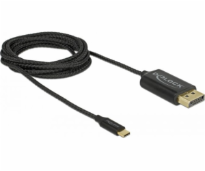 Delock USB kabel USB-C - DisplayPort 2 m černý (83710)