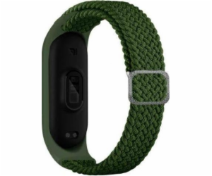 Beline Beline Mi Band 5/6 Textilní pásek zelený/zelený