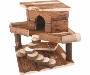 Panama Pet Treehouse pro hlodavce, dřevěný, 19x19x27,5cm