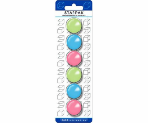 Starpak Magnet Colorful Pastel 30mm Balení po 6 (24/144 -...