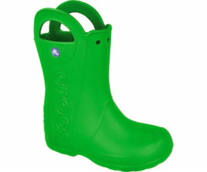 Dětské holínky Crocs Handle It Kids tmavě zelené - (12803...