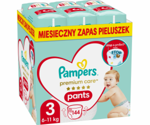 Pleny Pampers Pants Premium Care 3, 6-11 kg, 288 ks.