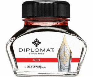 Diplomat Diplo Octopus inkoust 30 ml skleněný červený