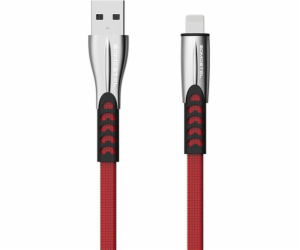 Somostel USB-A - Lightning kabel 1 m červený (25701)