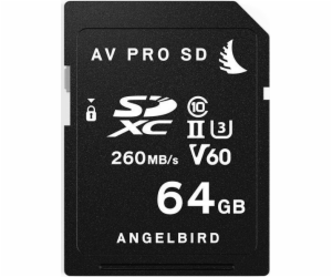 Angelbird AV PRO SD MK2 V60 SDXC 64GB Class 10 UHS-II/U3 ...