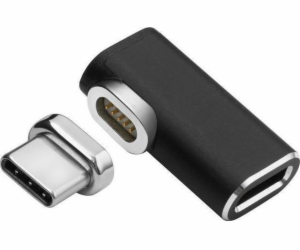 MicroConnect magnetický USB-C adaptér 90°