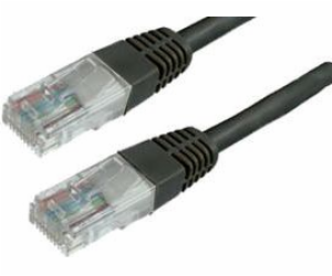 Propojovací kabel MediaRange, U/UTP, Cat6, 2m, černý (MRC...