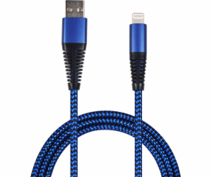 USB 2GO USB-A – Lightning kabel 1 m Modrý (795949)