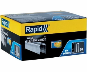 Rapid Rapid sponky č. 36 (12 mm) na kabely - 5 000 ks ADM...