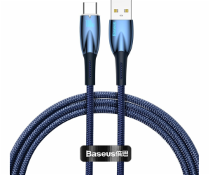 Baseus USB-A - USB-C USB kabel 1 m Modrý (BSU3850)