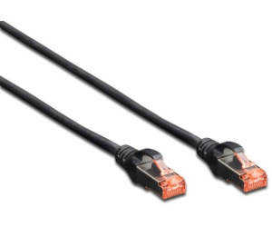 Digitus Patchcord CAT6, S-FTP, 1m, černý, 10 kusů (DK-164...