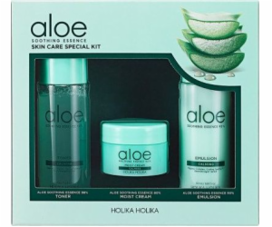 Holika Holika Aloe Soothing Essence Sada péče o pleť 50ml