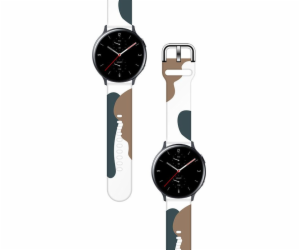 Hurtel Strap Camo Band pro Samsung Galaxy Watch 46mm sili...