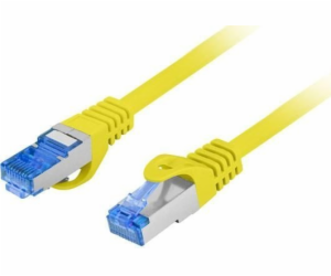 Lanberg PATCHCORD CAT.6A S/FTP LSZH CCA 0,25M ŽLUTÁ MOTOR...