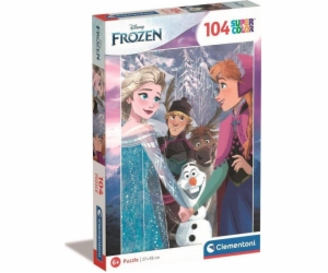 Clementoni CLE puzzle 104 SuperKolor Disney Drozen 25742