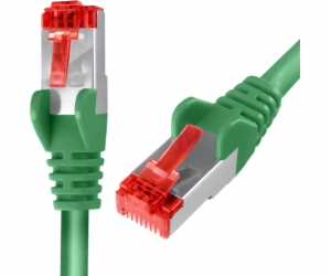 Spacetronik RJ45 CAT 6 S/FTP kabel AWG27 LSZH zelený 2m