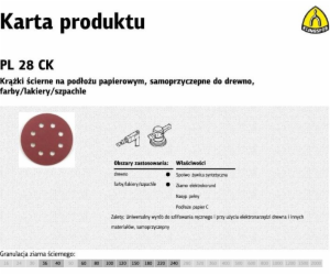 Klingspor brusný kotouč samolepicí 125mm PL28CK gr.120 GL...