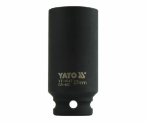 Yato 6-bodová rázová objímka 1/2" 27 mm dlouhá (YT-1047)