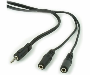 Gembird Jack 3,5 mm – Jack 3,5 mm x2 kabel 5 m černý (CCA...