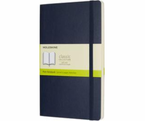 Moleskine  Sapphire Blue Large Plain Notebook Soft