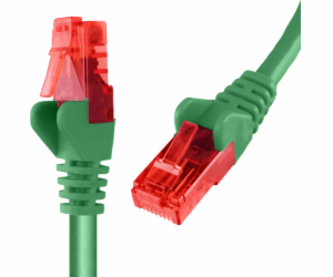 Spacetronik RJ45 CAT 6 U/UTP AWG24 kabel zelený 30m