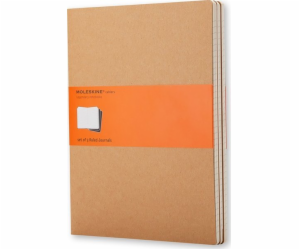 Moleskine Sada 3 MOLESKINE Cahier Journal XL (19x51cm), l...