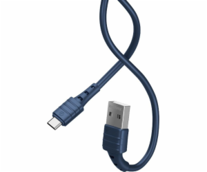 Remax USB-A - microUSB USB kabel 1 m tmavě modrá (6954851...