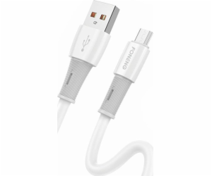 Foneng USB-A - microUSB kabel 1,2 m bílý (X86 Micro)