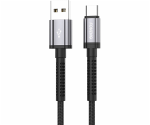 Foneng USB-A – USB-C kabel USB 1 m černý (X83 Type-C)