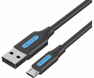 Vention USB-A - microUSB kabel 1 m černý (COLBF)