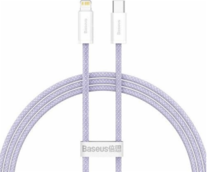 Baseus USB-C - Lightning USB kabel 1 m fialový (CALD040205)