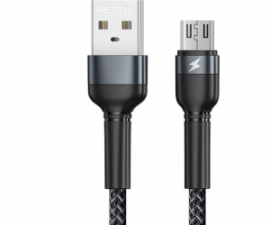 Remax USB-A - microUSB USB kabel 1 m černý (RC-124m černý)