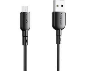 Vipfan USB-A - microUSB kabel 1 m černý (X11MK-černý)