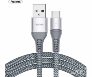 Remax USB-A - USB-C USB kabel 1 m šedý (6972174152097)