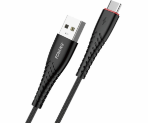 Foneng USB-A – USB-C kabel USB 1,2 m černý (X15 Type-C / ...