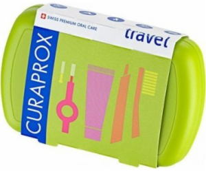 Curaprox Travel Set Zubní kartáček zelený 1 ks