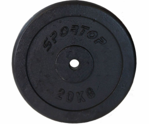 Sportop litinová zátěž 20 kg průměr 26