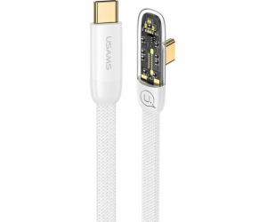 Usams USB-C – USB-C USB kabel 1,2 m bílý (USA894)