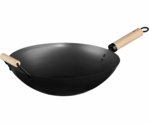 Pánev Wok 35 cm se 2 dřevěnými držadly