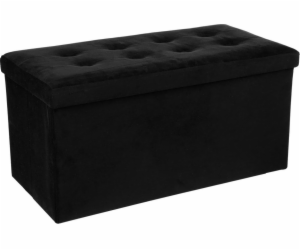 Atmosphera Prošívaná taška Adaline Black 76x38 cm