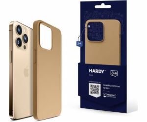 Pouzdro 3MK Hardy Silicone MagCase Dark Gold na iPhone 15...