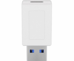 USB MicroConnect USB3.0 A - USB3.1 C MF adaptér, bílý