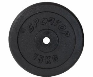 Sportop litinová zátěž 15 kg průměr 26