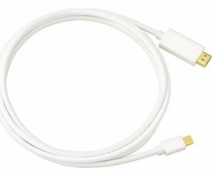 LMP DisplayPort Mini - HDMI kabel 2m bílý (LMP-MH-2M)