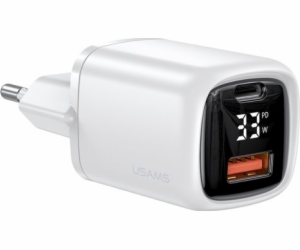 Usams T46 nabíječka 1x USB-A 1x USB-C 4 A (6958444976860)