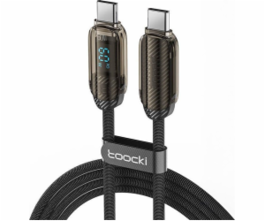 Toocki USB kabel USB-C – USB-C 1 m černý (TXCTT2-YX2A03)